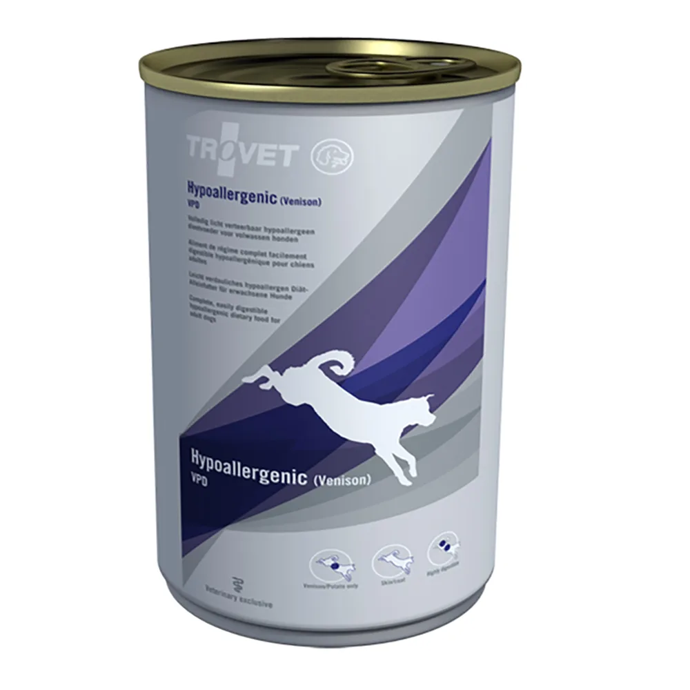 400g Hypoallergenic Hert VPD Trovet Hondenvoer by Trovet – product photo