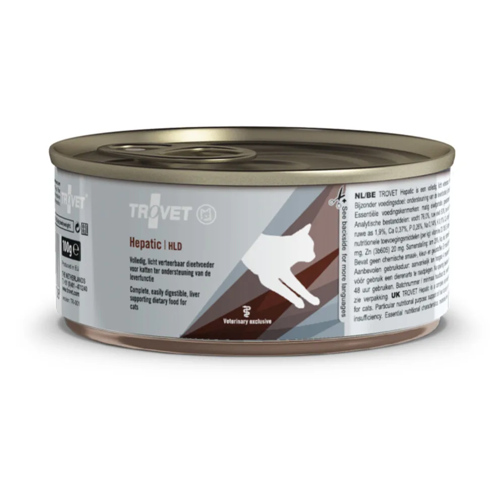 6x Trovet Kattenvoer HLD Hepatic 100 gr van Trovet – productfoto