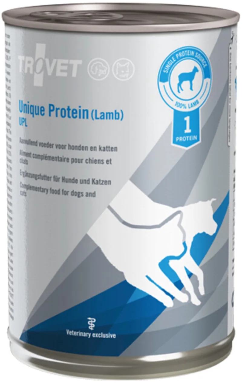 Honden- en Kattenvoer Nat UPL Unique Protein Lam - 6 x 400 gr de Trovet – photo produit