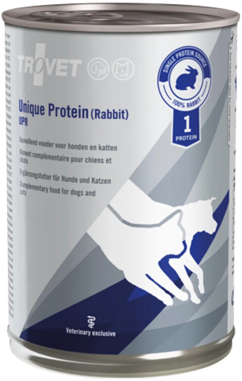 Honden- en Kattenvoer Nat UPR Unique Protein Konijn - 6 x 400 gr by Trovet – product photo