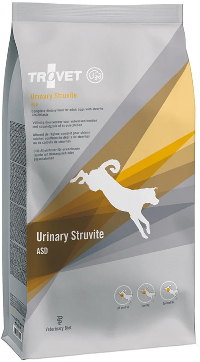 Hondenvoer Droog ASD Urinary Struvite - 3 kg de Trovet – photo produit