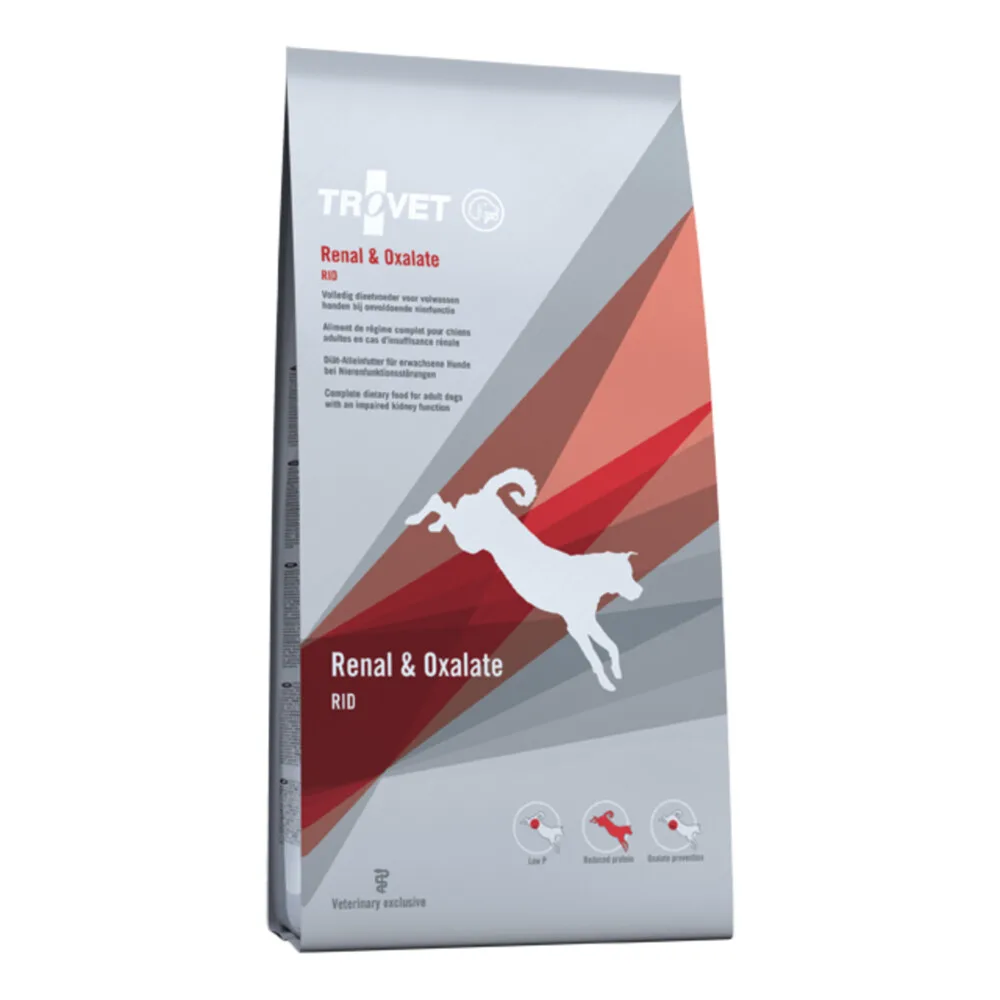 Hondenvoer Droog RID Renal & Oxalate 3 kg von Trovet – Produktfoto