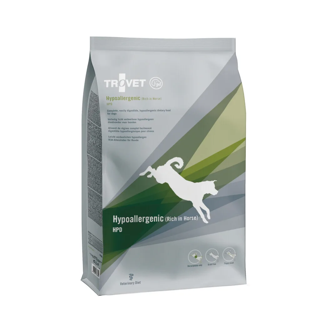 Hondenvoer HPD Hypoallergenic Paard 10 kg von Trovet – Produktfoto