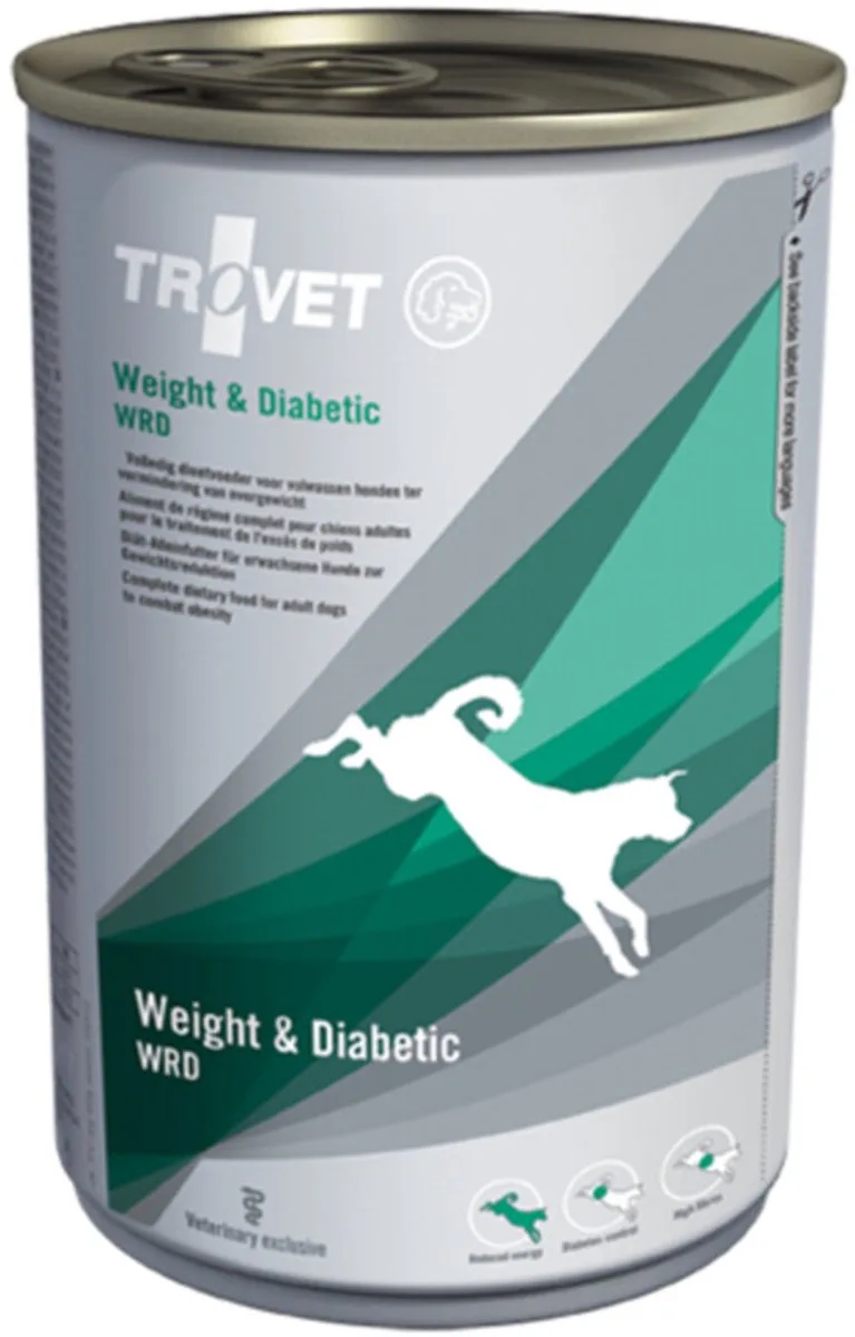 Hondenvoer Nat WRD Weight & Diabetic - 6 x 400 gr by Trovet – product photo