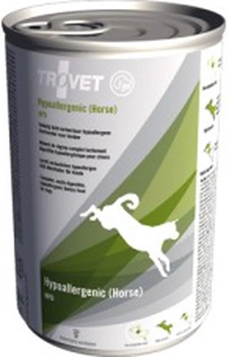 Hypoallergenic HPD (Horse) Hond natvoer - 1 x 400 gr blikken von Trovet – Produktfoto