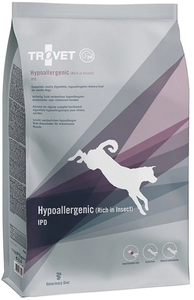 Hipoallergenic Insect IPD - Trockenfutter fr Hunde - 3kg von Trovet – Produktfoto