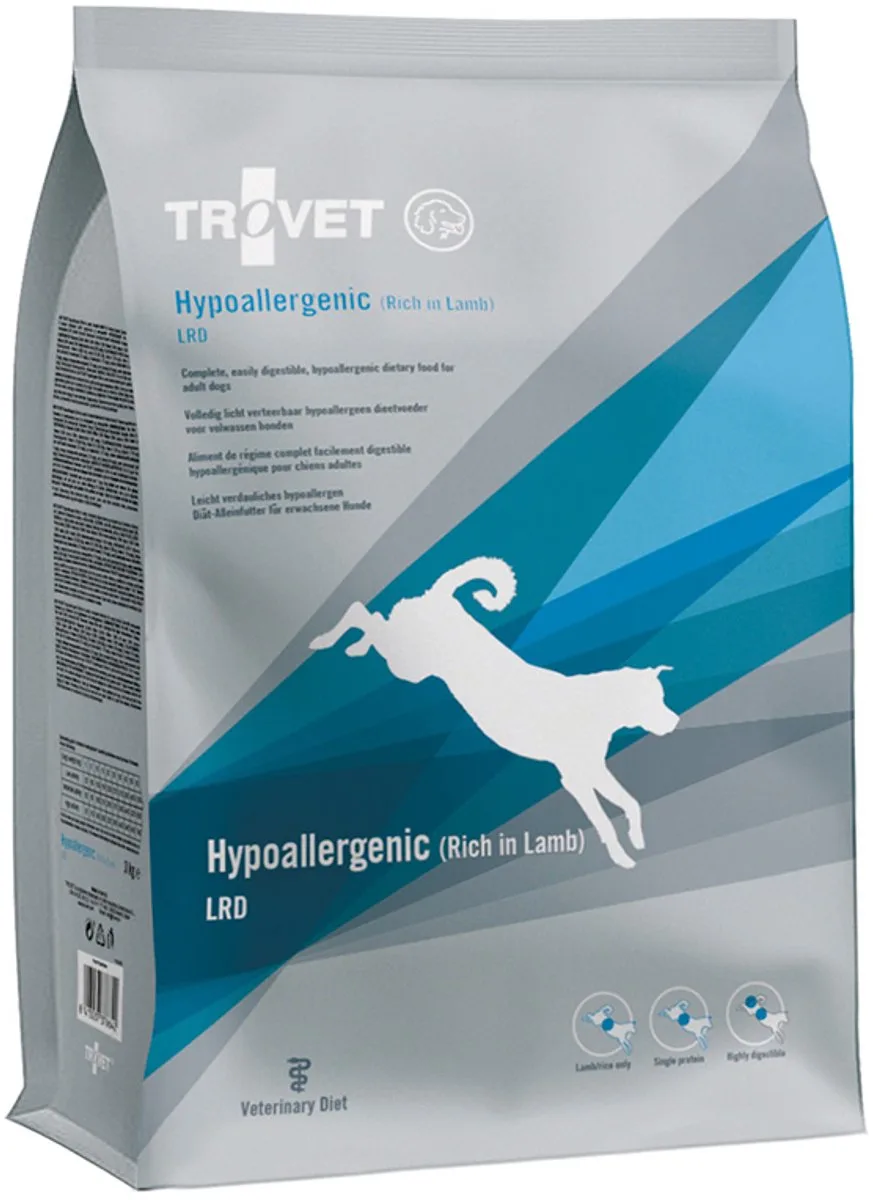 Hypoallergenic LRD (Lamb) Hond - 2 x 10 kg van Trovet – productfoto