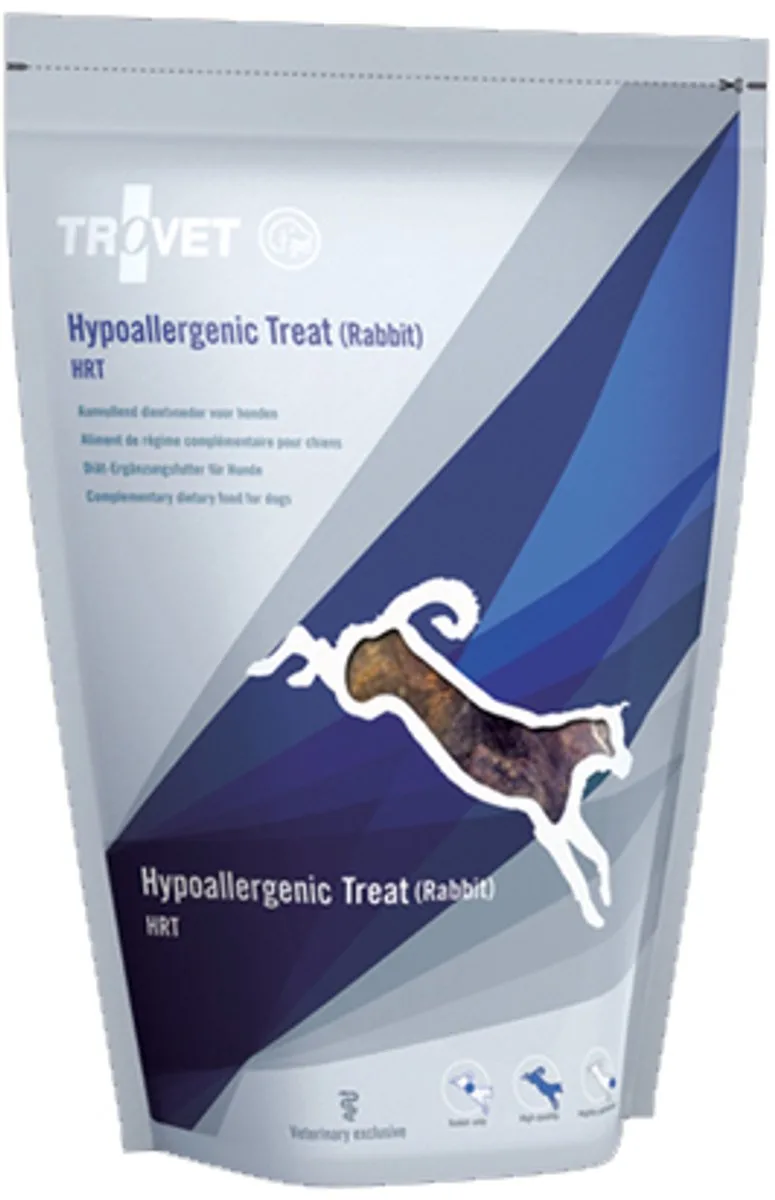 Hypoallergenic Treats (Rabbit) HRT Hond - 250 g de Trovet – photo produit