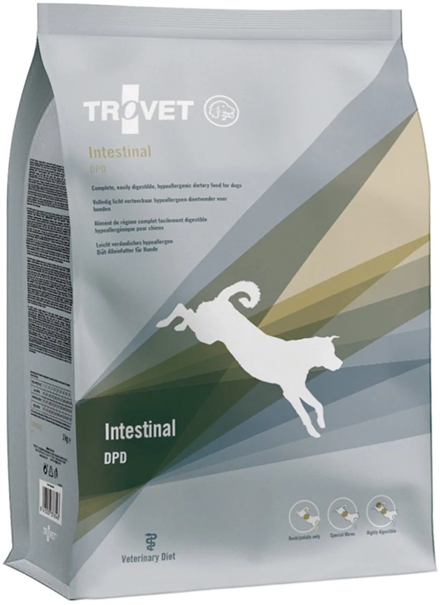Intestinal DPD Hond - 10 kg + 6 x 400 gr blikken de Trovet – photo produit