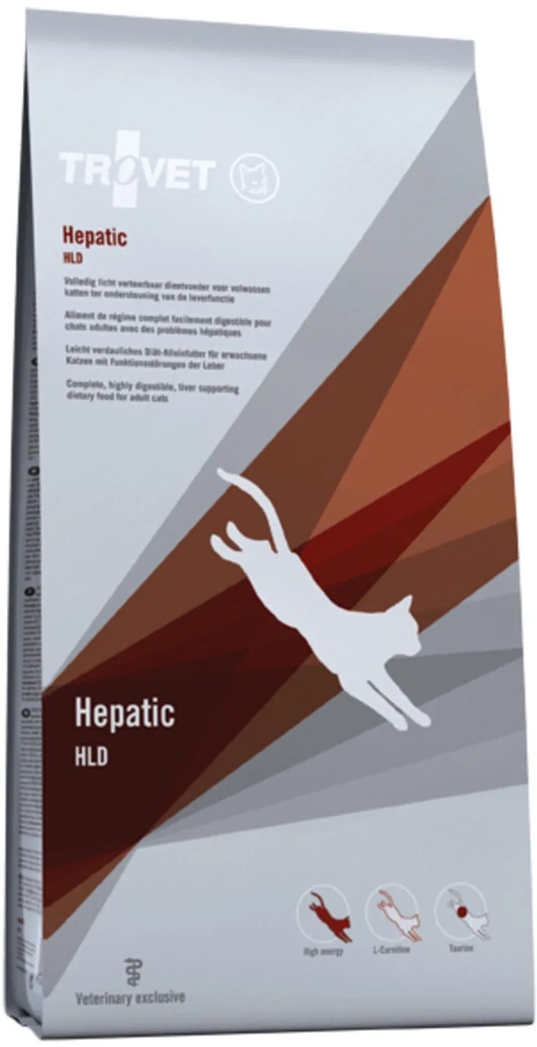 Kattenvoer Droog HLD Hepatic Rijst - 2,5 kg de Trovet – photo produit
