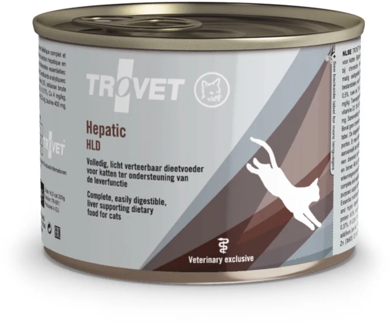 Kattenvoer Nat HLD Hepatic - 6 x 200 gr by Trovet – product photo