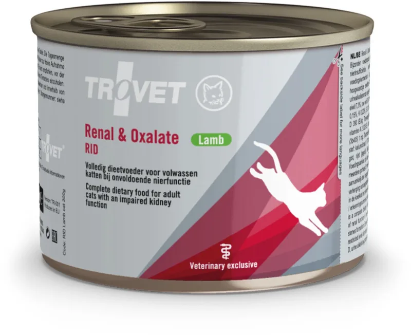Kattenvoer Nat RID Renal Hert - 6 x 200 gr von Trovet – Produktfoto