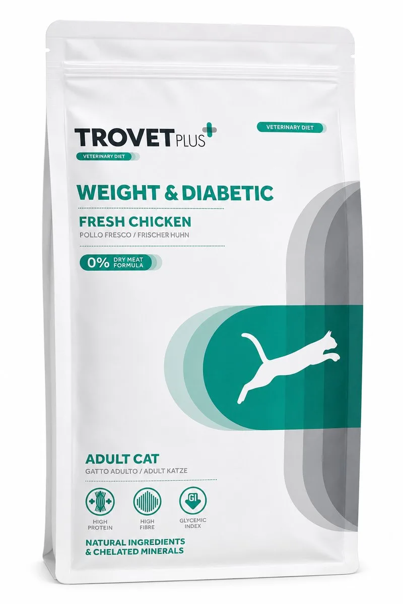 Plus Weight & Diabetic Fresh Chicken 1,2 kg by Trovet – product photo