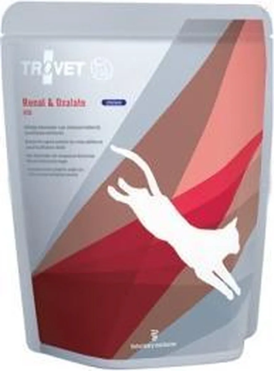 Renal & Oxalate RID (Chicken) Kat - 12 x 85 g maaltijdzakjes de Trovet – photo produit