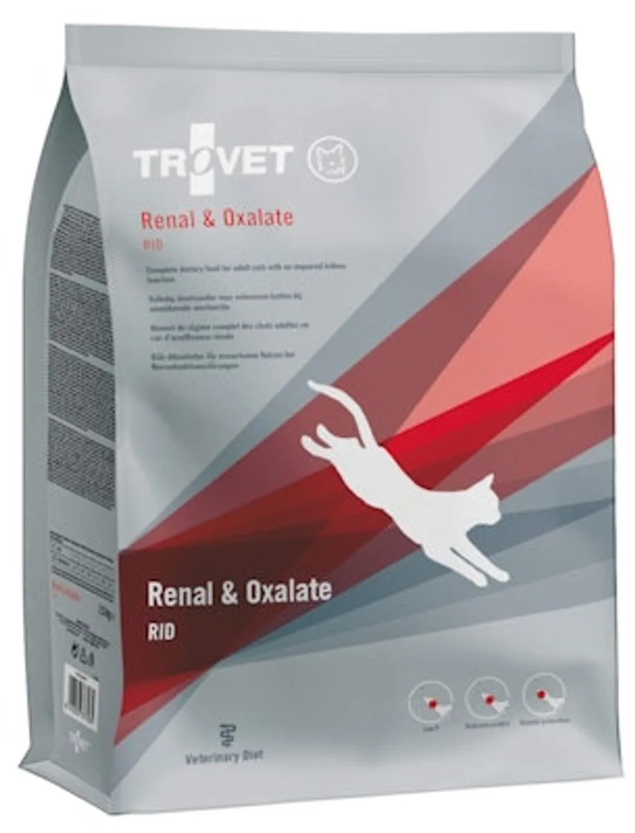 Renal & Oxalate RID Kat - 2 x 2,5 kg van Trovet – productfoto