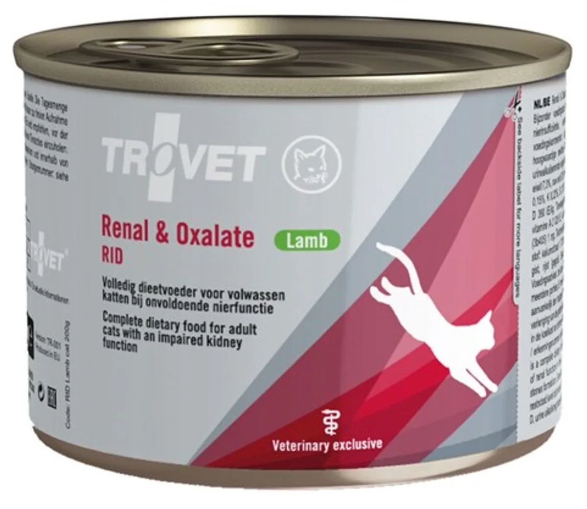 Renal & Oxalate RID (Lamb) Kat - 12 x 100 g von Trovet – Produktfoto