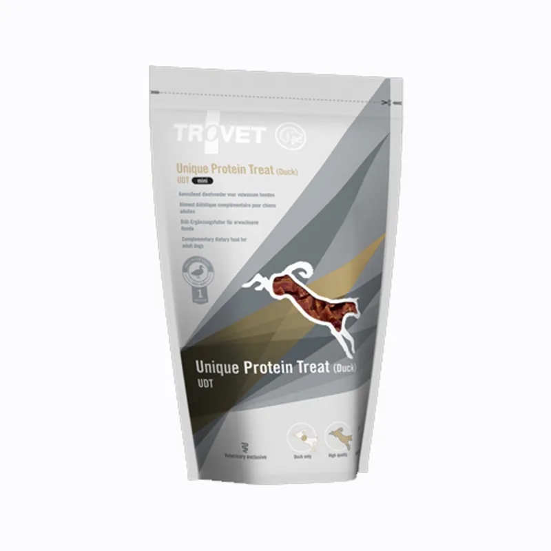 Unique Protein Treats UDT (Duck) Hond - Mini - 3 x 125 gr de Trovet – photo produit