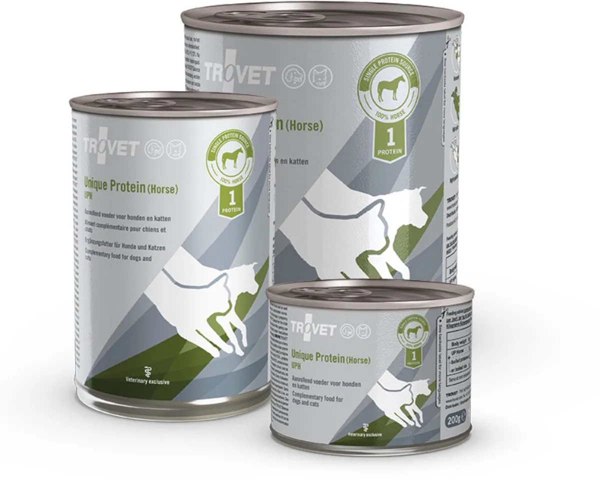 Unique Protein UPH (Horse) - 6 x 800 g van Trovet – productfoto