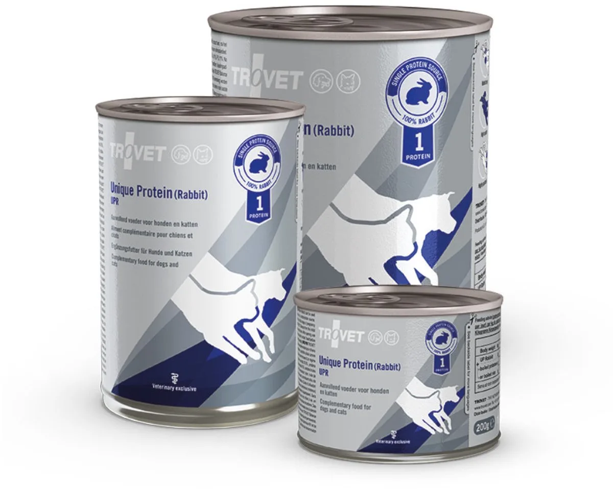 Unique Protein UPR (Rabbit) - 6 x 200 g de Trovet – photo produit