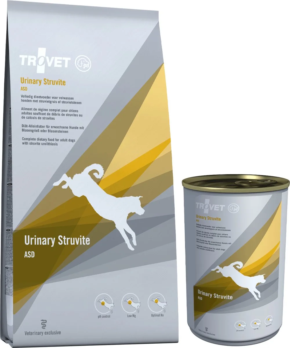 Urinary Struvite ASD Hond - 12 x 400 g blikken van Trovet – productfoto