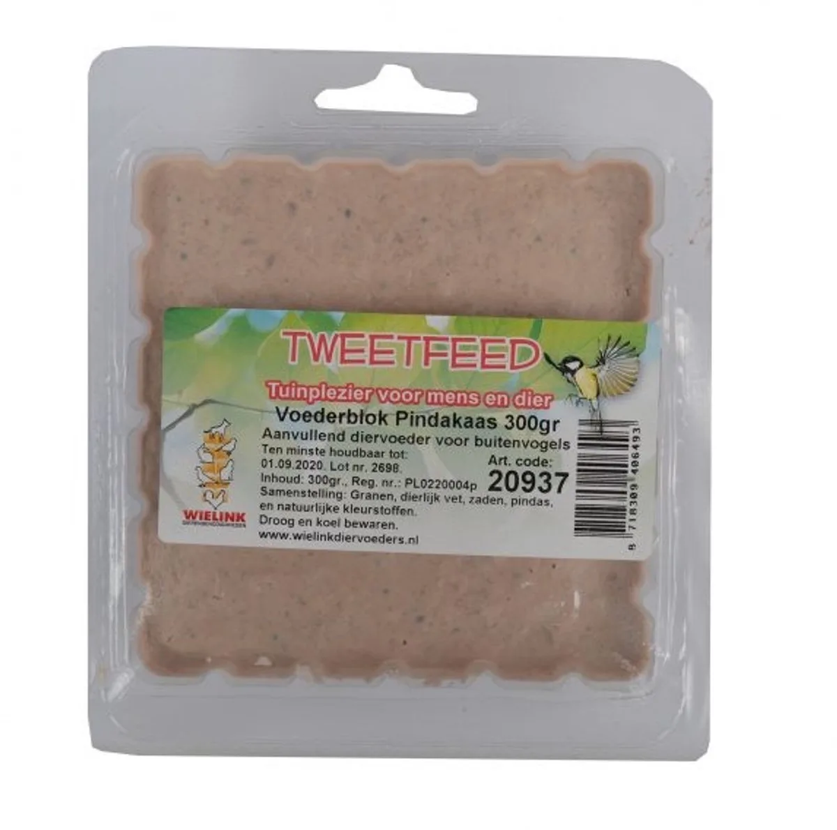 Voederblok -Pindakaas-buitenvogels by Tweetfeed – product photo