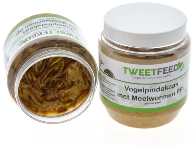 Vogelpindakaas Meelwormen 350 gram PP Per stuk