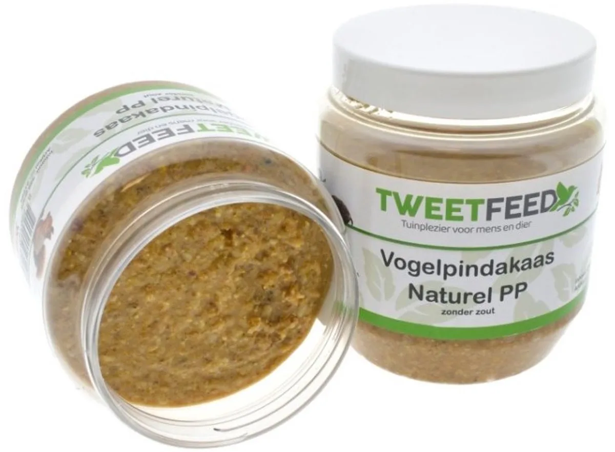 Vogelpindakaas Naturel 350 Gram van Tweetfeed – productfoto