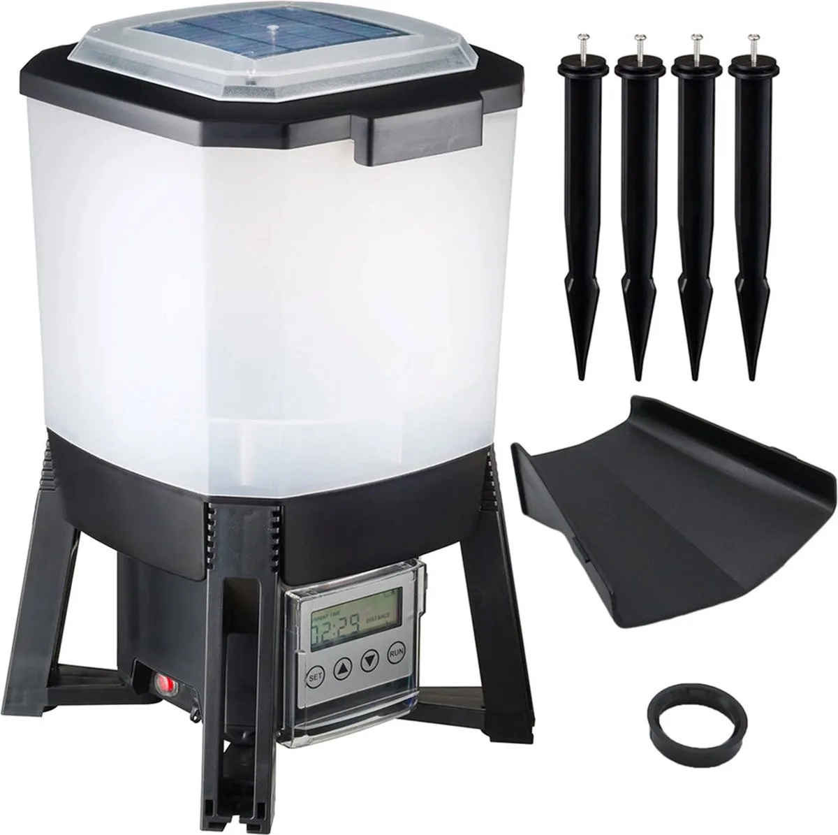 Automatische visvoerautomaat - Zonne-energie by Ubbink – product photo