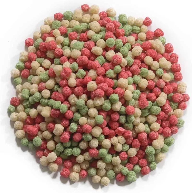 FISH MIX - visvoer - Multicolour Pellets 15L - 4mm - compleet voer - drijvend de Ubbink – photo produit