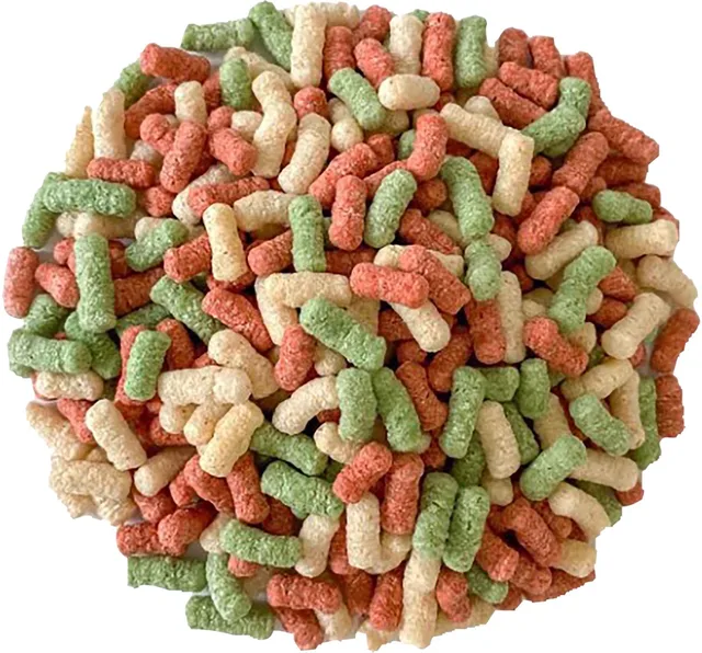 FISH MIX - visvoer - Multicolour Sticks 40L - 4mm - compleet voer - drijvend