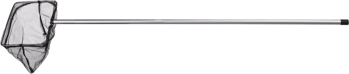 Schepnet grofmazig met aluminium steel 100cm de Ubbink en Argent – photo produit