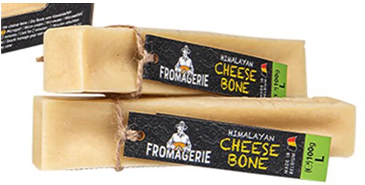 COCAPET by vadigran - ** 2 X ** cheese bone voor honden - large - 100 gr - = 200 gram - gluten vrij - graanvrij - low calorie -lactose-laag - tandverzorgend - lekker by Vadigran – product photo
