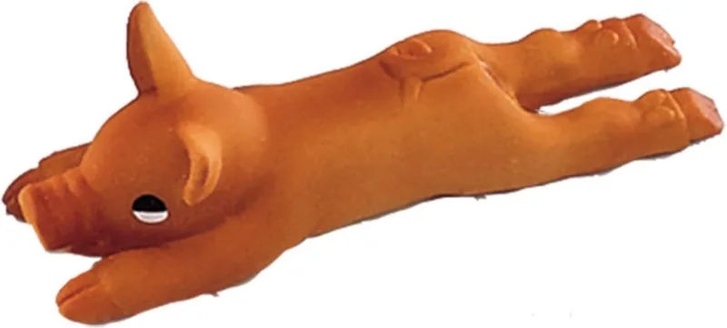 Dierenbenodigdheden Vadigran Speelgoed Hond Latex Varken 14Cm von Vadigran in Orange – Produktfoto