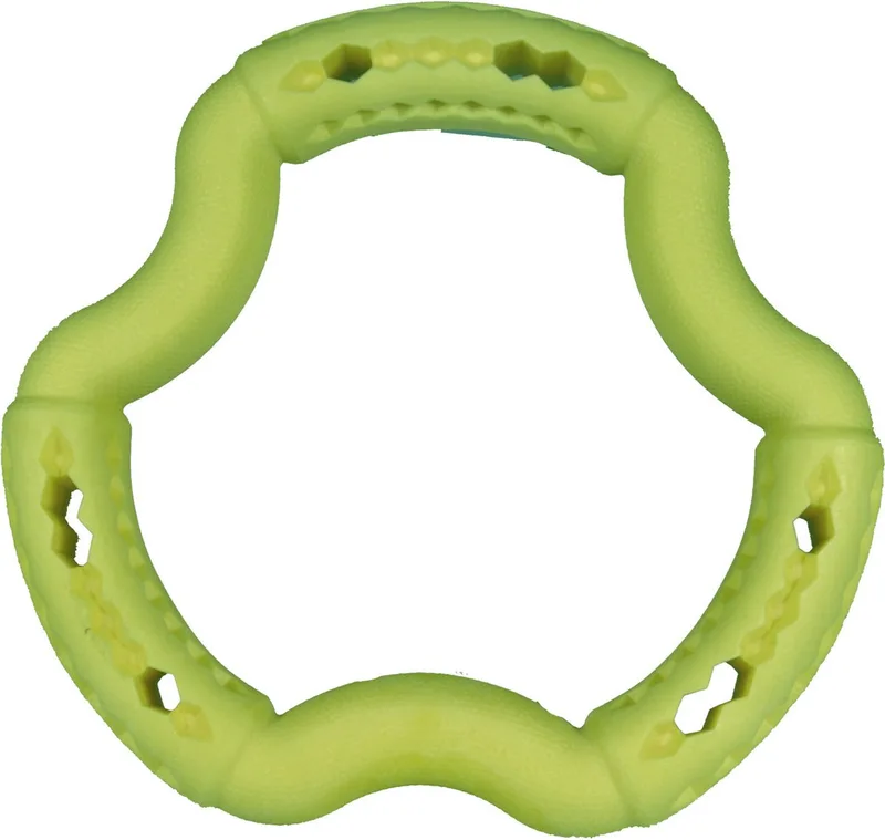 Dierenbenodigdheden Vadigran Speelgoed Hond Tpr Ring Green Apple 21Cm de Vadigran en Vert – photo produit