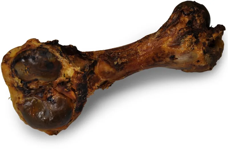 Gerookt Varkensbot Kauwbotten Hond 19cm 460-510g by Vadigran – product photo