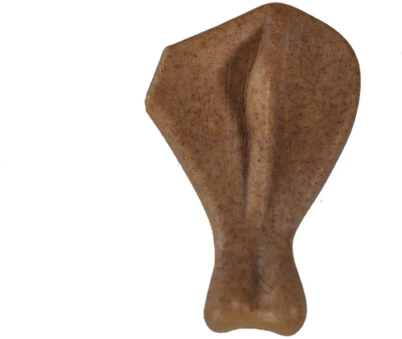 kauwspeelgoed voor honden eendenpoot - 30% hout - tandverzorgend -12 x 8 x 2 cm by Vadigran in Brown – product photo
