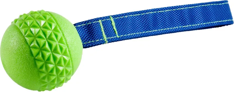 Tpr Bal Met Touw Green Apple - Hondenspeelgoed - Appel Ø6.5 cm Groen von Vadigran in Blau – Produktfoto