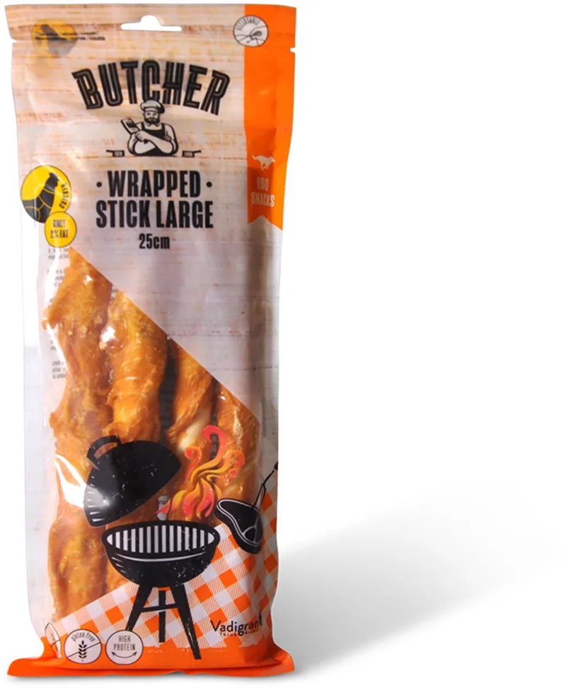 Wrapped Kip Stick L Natuurlijke Hondensnacks 270g by Vadigran – product photo