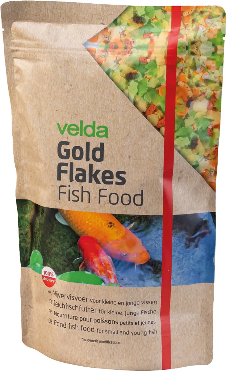 Gold Flakes Fish Food 1000 ml de Velda – photo produit