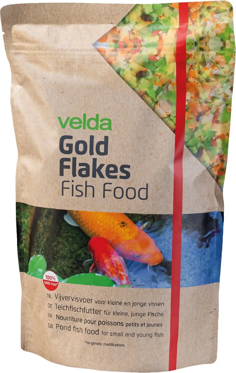 Gold Flakes Fish Food 3000 ml von Velda – Produktfoto