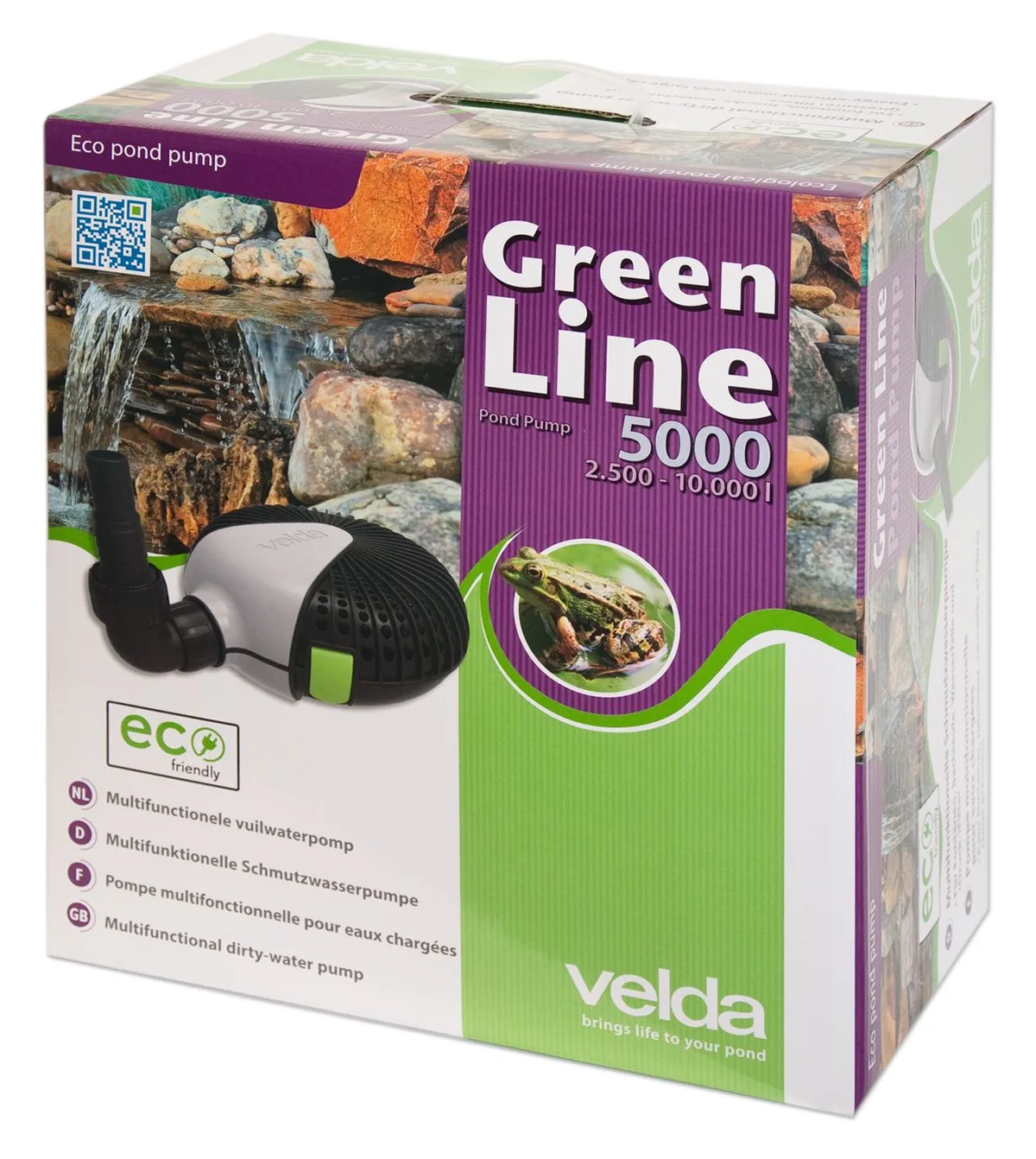 Green Line 5000 - energiezuinige vijverpomp van Velda – productfoto