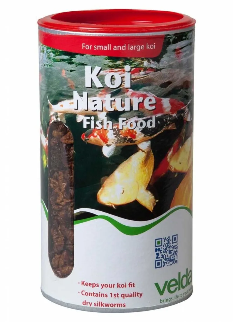 Koi Nature Fish Food - 800 gr - 2500 ml - Visvoer by Velda – product photo