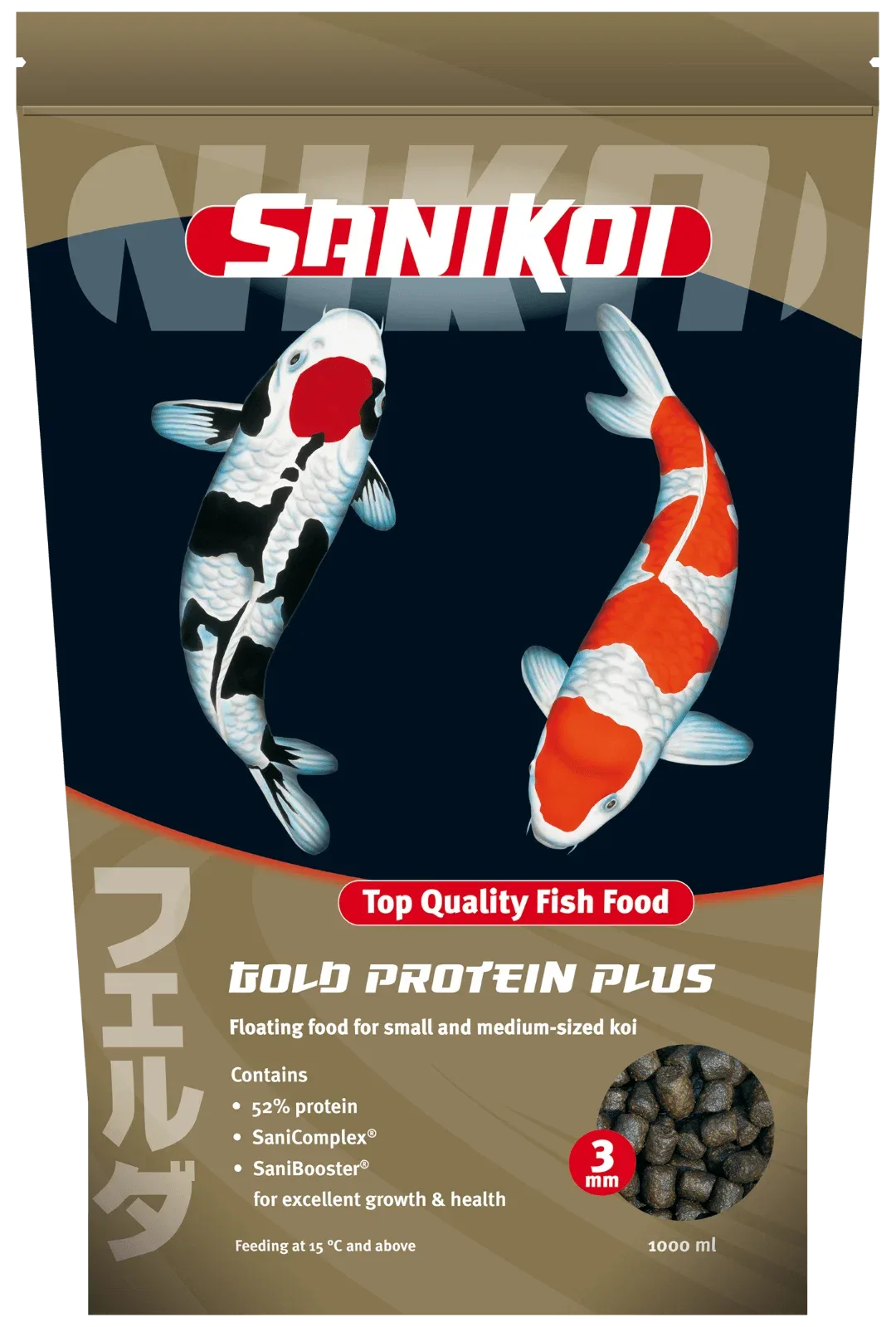 Sanikoi Gold Protein Plus 3 mm 1liter visvoer Velda von Velda – Produktfoto