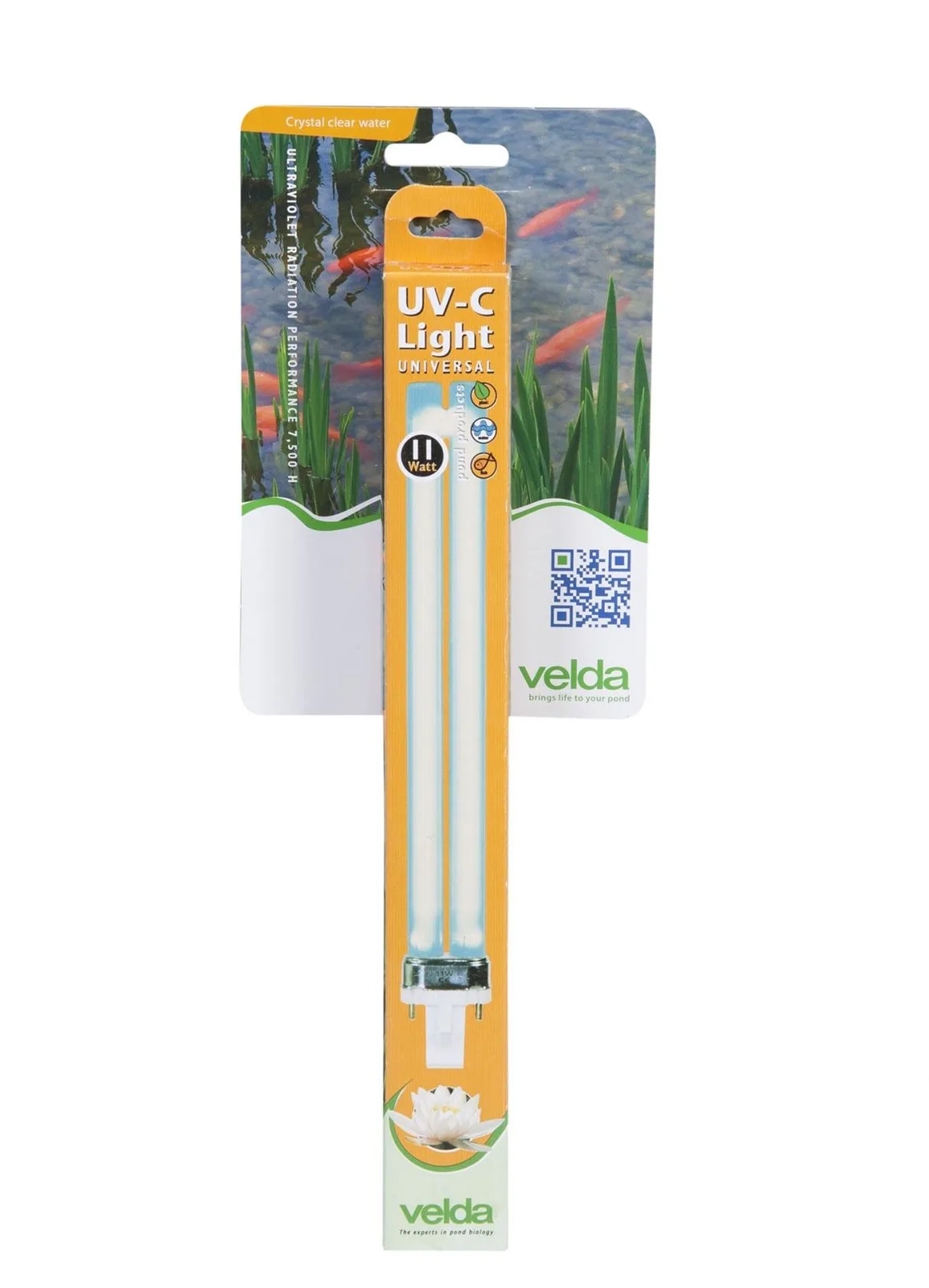 UV-C PL Lamp 11 Watt - universele UV-C lamp voor alle 11 Watt PL armaturen van Velda – productfoto