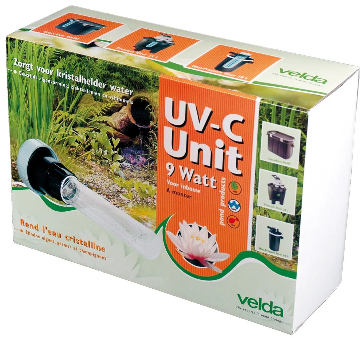 UV-C Unit 9 watt voor CC 10-25-CROSS-FB Velda van Velda – productfoto