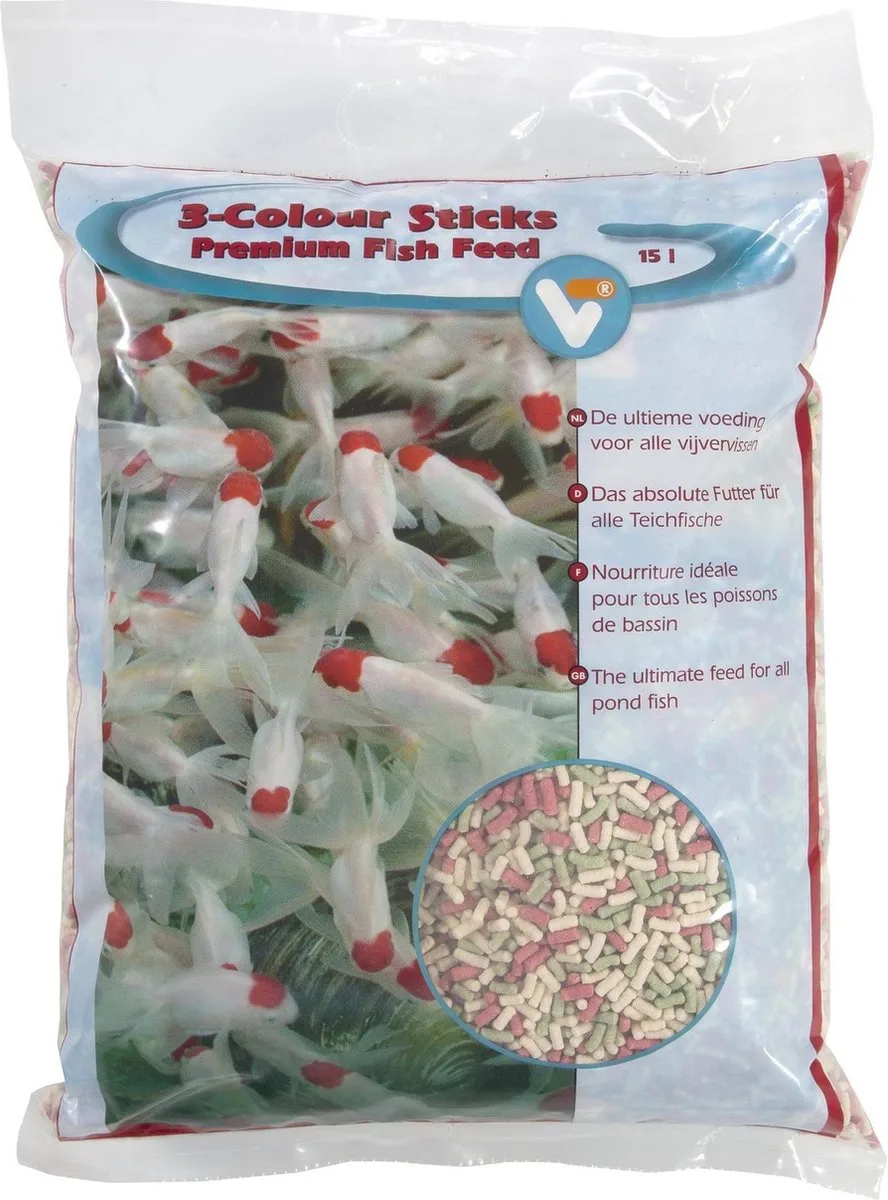 Visvoeder 3 Colour Sticks - Vissenvoer -15 L de Velda – photo produit