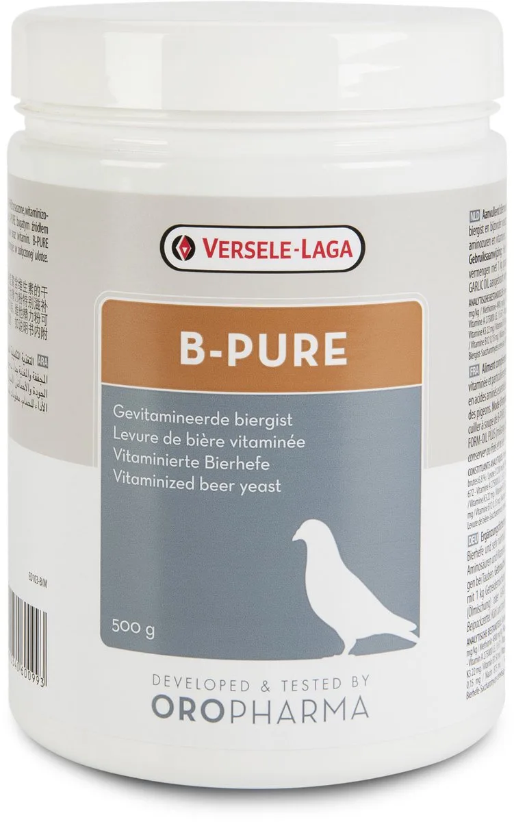B-Pure Gevitamineerde Biergist - Duivensupplement - 500 g by Versele-Laga – product photo