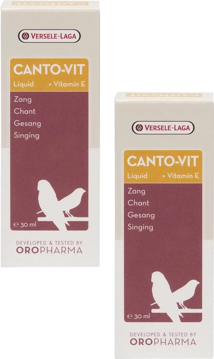 Canto-Vit Liquid Zang&Vitamine E - Vogelsupplement - 2 x 30 ml von Versele-Laga – Produktfoto