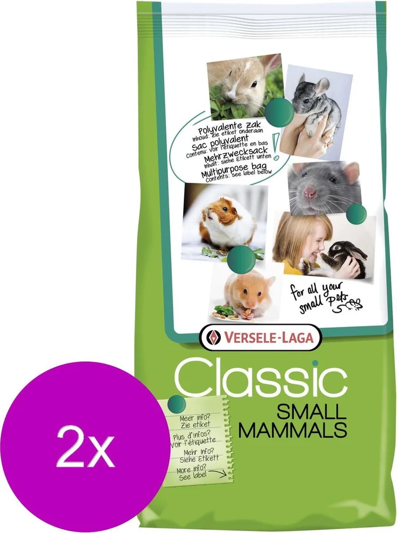 Classic Allround Mix - Konijn & Cavia - Konijnenvoer - 2 x 20 kg by Versele-Laga – product photo