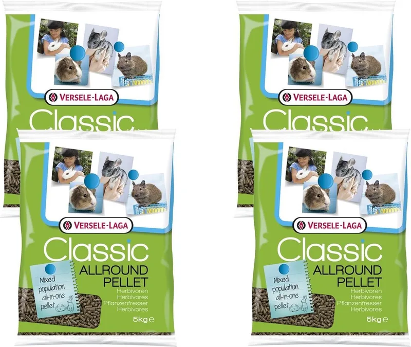 Classic Allround Pellet - Konijnenvoer - 4 x 5 kg de Versele-Laga – photo produit
